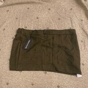 Khaki Mini Skirt